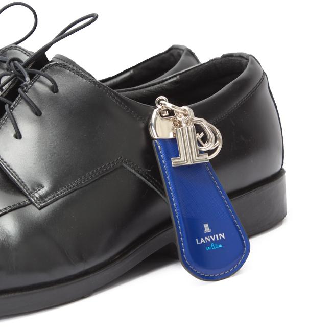 最大42% 3/11限定 ランバンオンブルー ランバン キーホルダー 靴べら 靴ベラ 携帯 本革 パーシャル LANVIN en Bleu 555617 | LANVIN en Bleu | 15