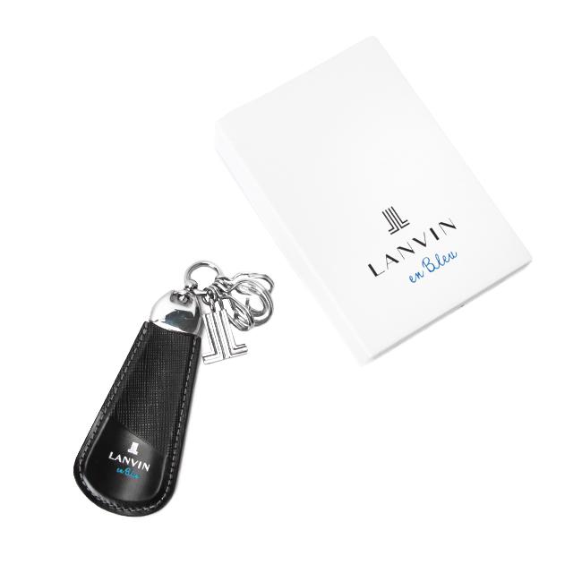 最大42% 3/11限定 ランバンオンブルー ランバン キーホルダー 靴べら 靴ベラ 携帯 本革 パーシャル LANVIN en Bleu 555617 | LANVIN en Bleu | 16