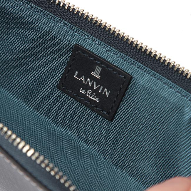 最大50% 10/7限定 ランバンオンブルー ランバン ペンケース 本革 ブランド メンズ パーシャル LANVIN en Bleu 555618 | LANVIN en Bleu | 10