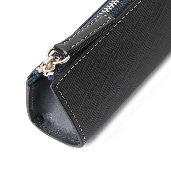 最大50% 10/7限定 ランバンオンブルー ランバン ペンケース 本革 ブランド メンズ パーシャル LANVIN en Bleu 555618 | LANVIN en Bleu | 12