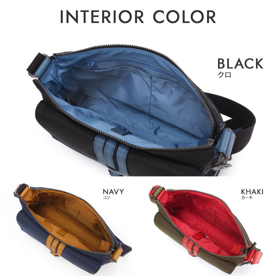 最大53% 3/1まで ランバンオンブルー ショルダーバッグ メンズ ブランド 軽量 日本製 横型 小さめ 斜めがけ B5 ミニ ドロップ LANVIN en Bleu 588111 | LANVIN en Bleu | 12