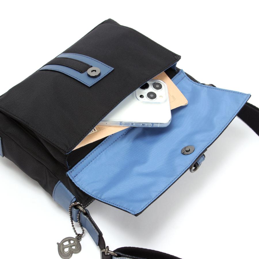 最大53% 3/22まで ランバンオンブルー ショルダーバッグ メンズ ブランド 軽量 日本製 横型 小さめ 斜めがけ B5 ミニ ドロップ LANVIN en Bleu 588111 | LANVIN en Bleu | 13