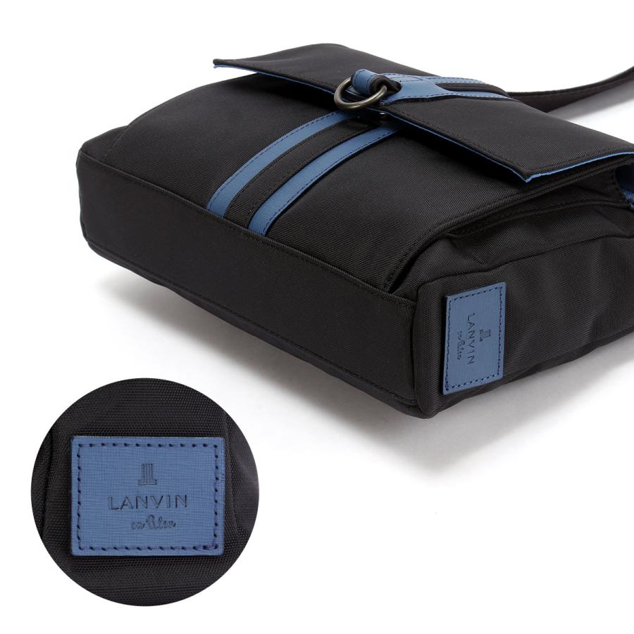 最大51% 1/11限定 ランバンオンブルー ショルダーバッグ メンズ ブランド 軽量 日本製 横型 小さめ 斜めがけ B5 ミニ ドロップ LANVIN en Bleu 588111 | LANVIN en Bleu | 14