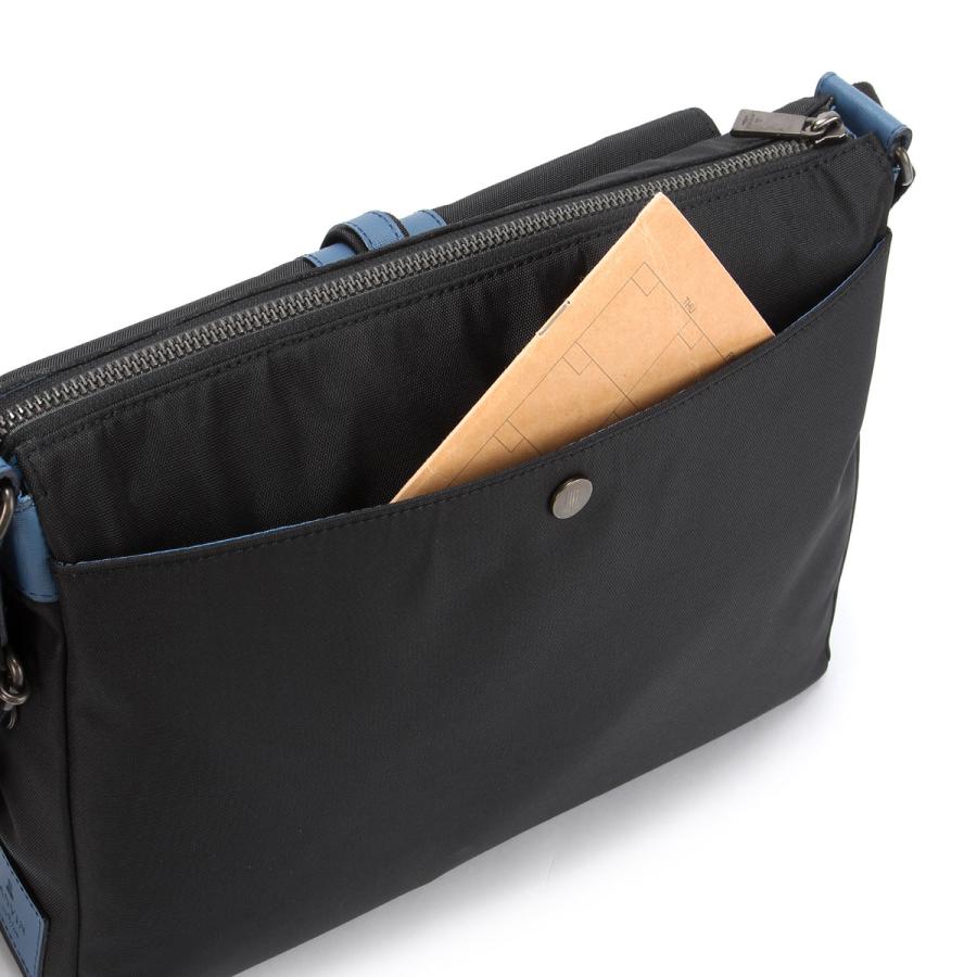 最大53% 3/22まで ランバンオンブルー ショルダーバッグ メンズ ブランド 軽量 日本製 横型 小さめ 斜めがけ B5 ミニ ドロップ LANVIN en Bleu 588111 | LANVIN en Bleu | 15