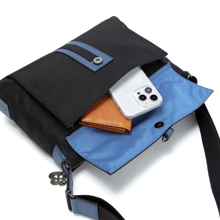 最大50% 1/5限定 ランバンオンブルー ショルダーバッグ メンズ ブランド 軽量 日本製 横型 薄型 薄マチ スリム 斜めがけ A4 ドロップ LANVIN en Bleu 588112 | LANVIN en Bleu | 13