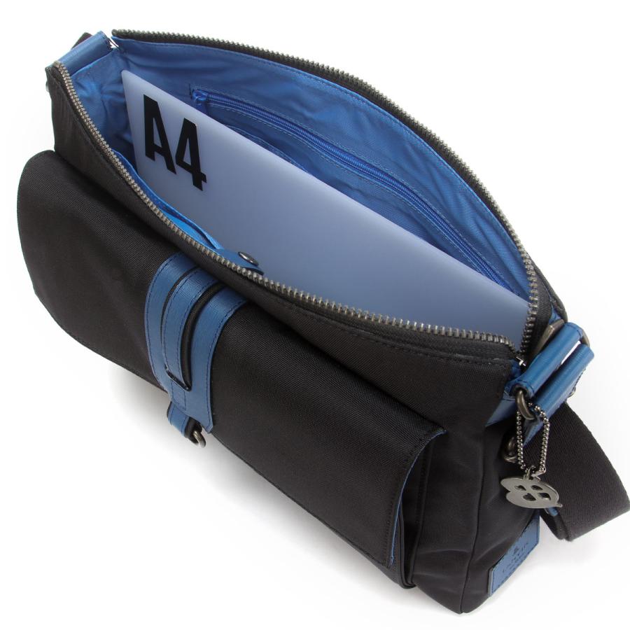 最大50% 1/5限定 ランバンオンブルー ショルダーバッグ メンズ ブランド 軽量 日本製 横型 薄型 薄マチ スリム 斜めがけ A4 ドロップ LANVIN en Bleu 588112 | LANVIN en Bleu | 10