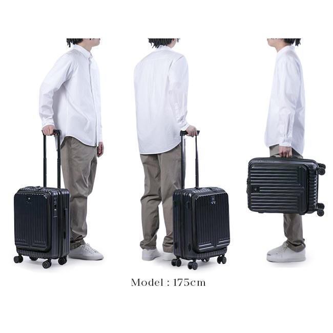 最大53% 3/1まで ランバンオンブルー スーツケース 機内持ち込み Sサイズ 36L フロントオープン LANVIN en Bleu 595315 キャリーケース キャリーバッグ | LANVIN en Bleu | 05