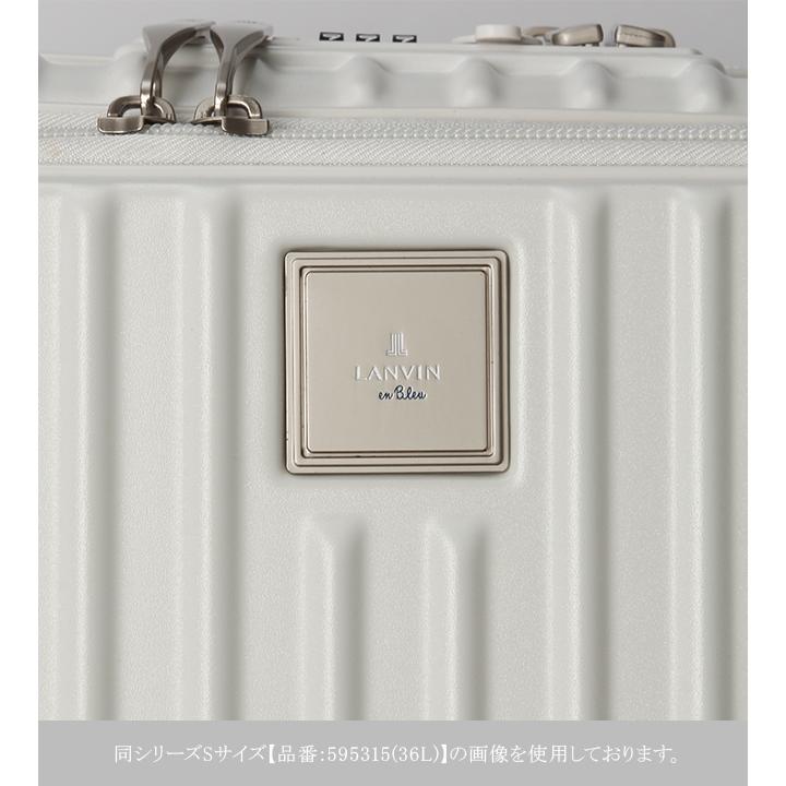 最大53% 3/1まで ランバンオンブルー スーツケース Mサイズ 54L フロントオープン ストッパー静音 LANVIN en Bleu 595316 キャリーケース キャリーバッグ | LANVIN en Bleu | 13