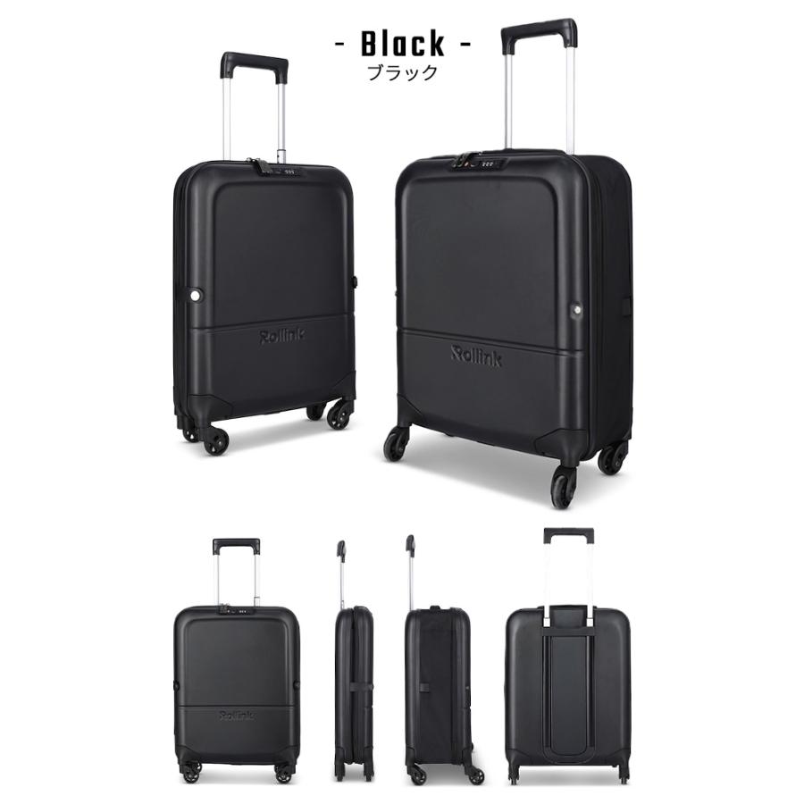 ローリンク スーツケース 機内持ち込み Sサイズ 40L 軽量 小型 大容量 折りたたみ 折り畳み 薄型 薄マチ スリム Rollink FLEX LIGHT | Rollink | 03