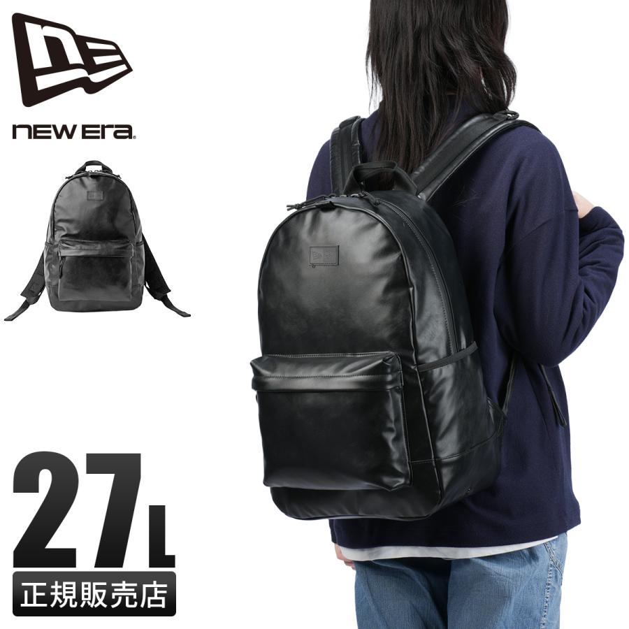 最大41% 2/25限定 NEW ERA ニューエラ リュック ライトパック シンセティックレザー ブラック メンズ レディース ブランド 軽量 大容量 通学 通勤 27L 14750898 | NEW ERA | 14