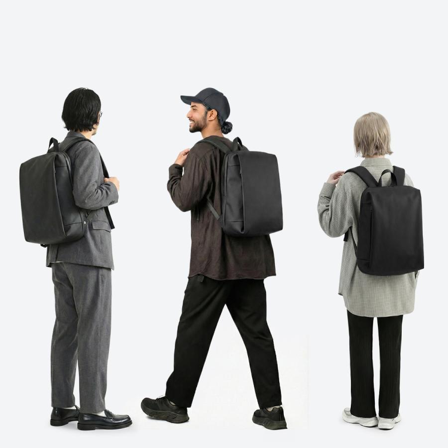 最大51% 3/3限定 マンセル アンクール リュック メンズ レディース 防水 薄型 通勤 軽量 ビジネスリュック A4 B4 30代 40代 50代 MANSEL Un coeur m-k908229 | MAN-SEL | 04