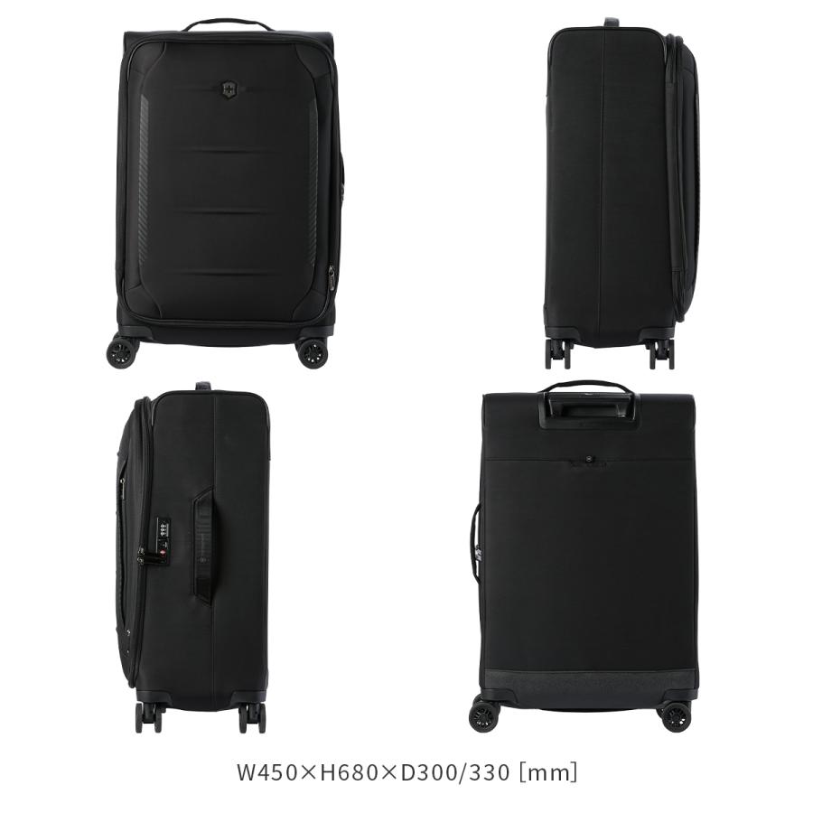 最大50% 12/25限定 ビクトリノックス クロスライト キャリーケース Lサイズ 74L 78L 拡張機能 メンズ ソフト ビジネスキャリー VICTORINOX Crosslight 612420 | VICTORINOX | 03