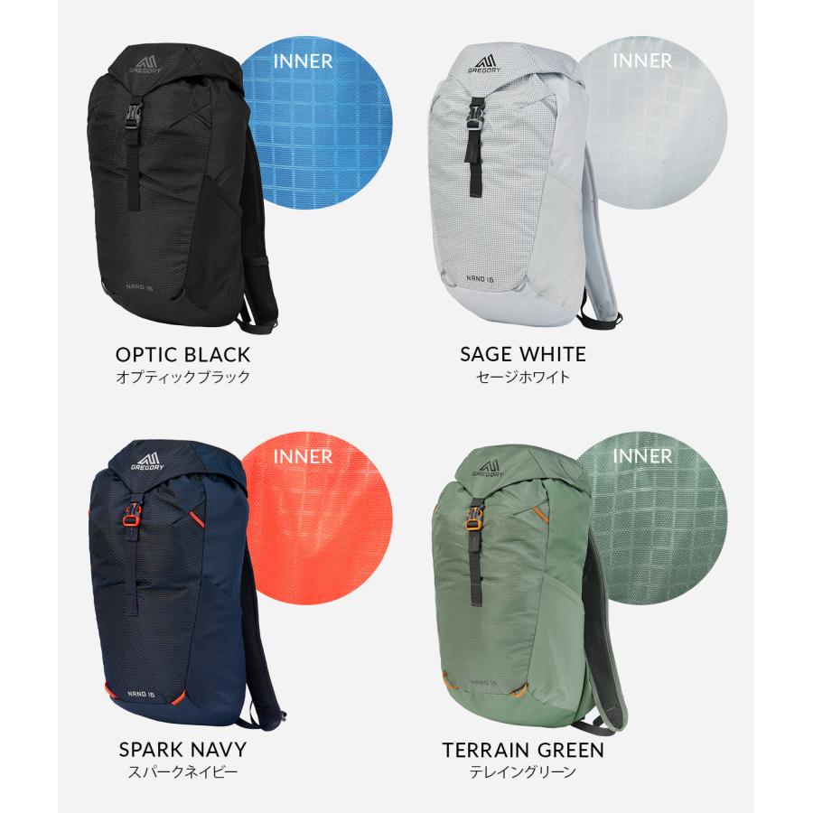最大42% 8/18限定 グレゴリー リュック パックバック メンズ ブランド 16L トレイルランニング トレラン エッセンシャルハイキング ナノ16 GREGORY 43J*69028 | GREGORY | 06