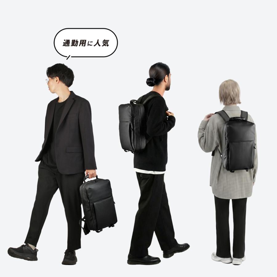 最大42% 5/24限定 マンセル ビジネスリュック リュック メンズ 防水 小さめ ブランド A4 50代 MANSEL 0001の画像
