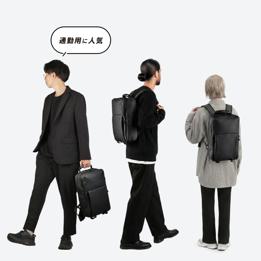 最大42% 9/15限定 マンセル ビジネスリュック リュック メンズ 防水 小さめ ブランド A4 50代 MANSEL 0001 | MAN-SEL | 07