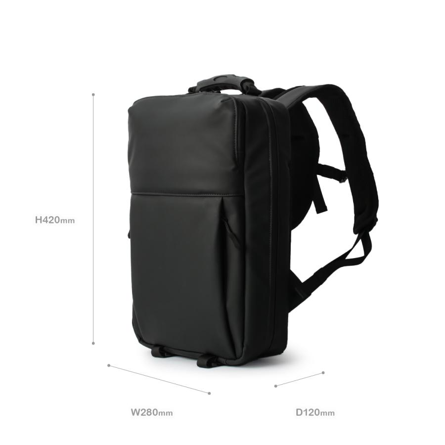 最大42% 3/8限定 マンセル ビジネスリュック リュック メンズ 防水 小さめ ブランド A4 50代 MANSEL 0001 | MAN-SEL | 09