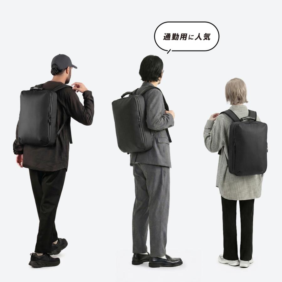 最大42% 9/15限定 マンセル ビジネスリュック リュック メンズ 防水 薄型 ブランド A4 B4 50代 MANSEL 0003 | MAN-SEL | 07