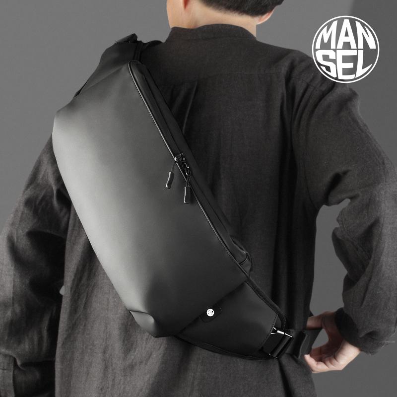 新品未使用‼️  ガルバボディ MAN-SEL マンセル ボディバッグ メンズ 防水 大容量 大きめ 薄型