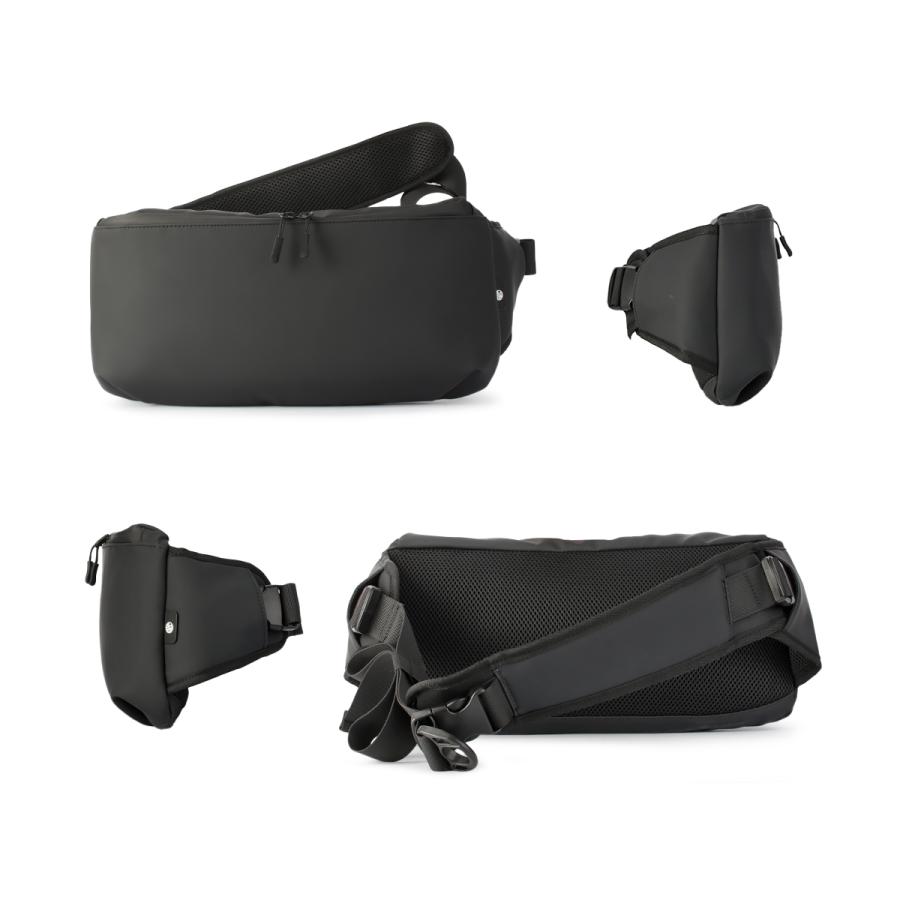 最大50% 2/15限定 マンセル ボディバッグ メンズ 防水 大容量 大きめ 薄型 薄い ウエストバッグ ブランド MANSEL 0004 | MAN-SEL | 10