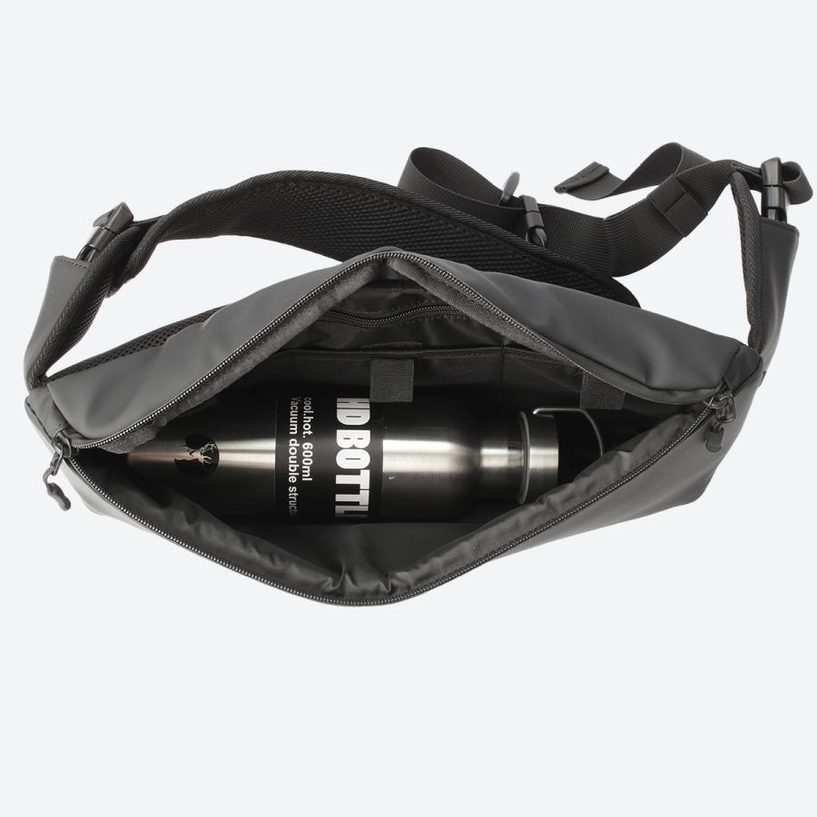 最大50% 2/15限定 マンセル ボディバッグ メンズ 防水 大容量 大きめ 薄型 薄い ウエストバッグ ブランド MANSEL 0004 | MAN-SEL | 13