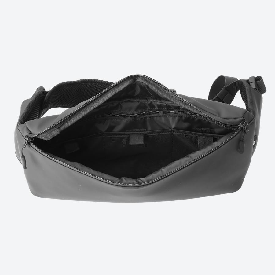 最大42% 3/8限定 マンセル ボディバッグ メンズ 防水 大容量 大きめ 薄型 薄い ウエストバッグ ブランド MANSEL 0004 | MAN-SEL | 11