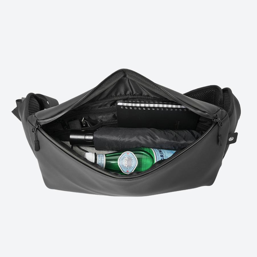 最大42% 3/8限定 マンセル ボディバッグ メンズ 防水 大容量 大きめ 薄型 薄い ウエストバッグ ブランド MANSEL 0004 | MAN-SEL | 13