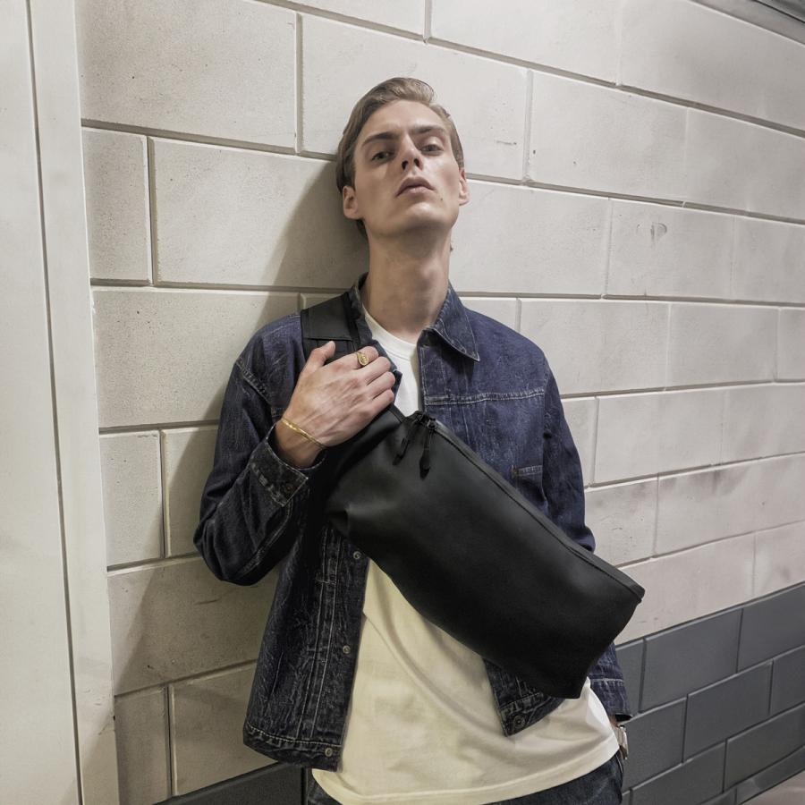 最大50% 2/15限定 マンセル ボディバッグ メンズ 防水 大容量 大きめ 薄型 薄い ウエストバッグ ブランド MANSEL 0004 | MAN-SEL | 05