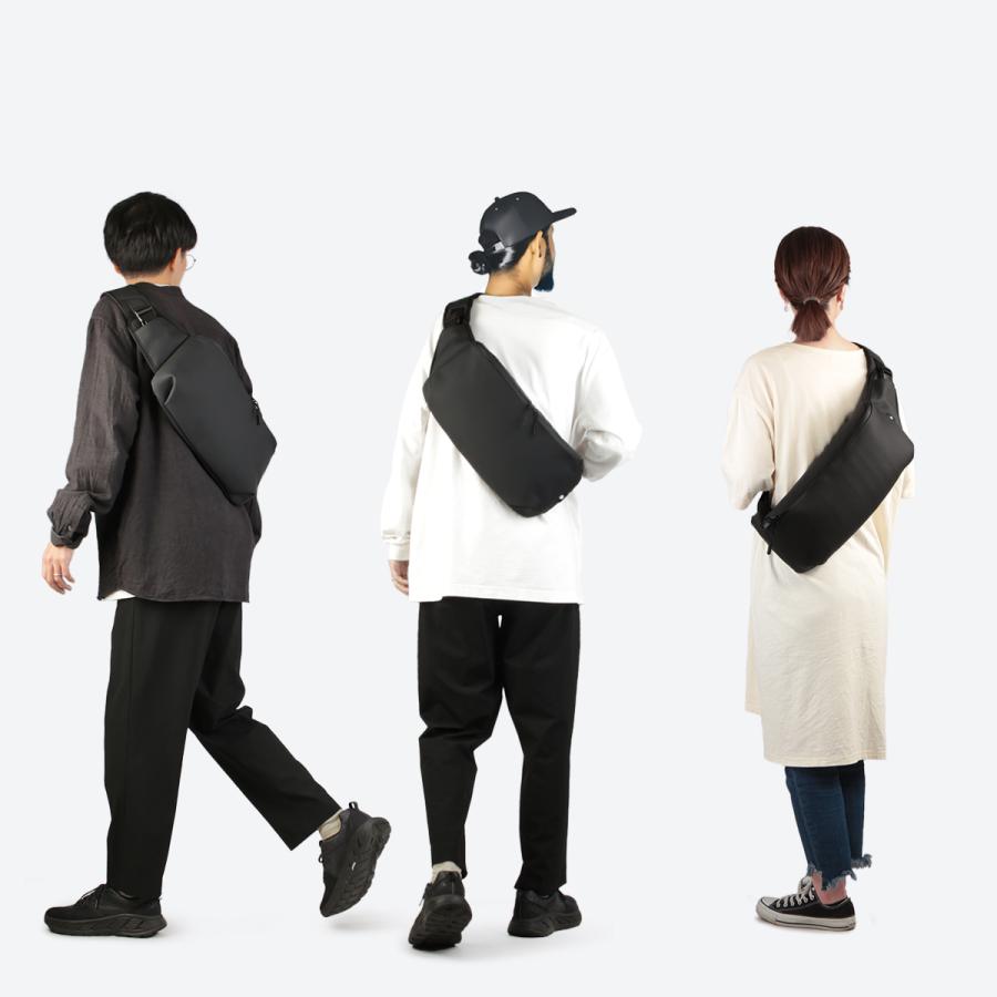 最大50% 2/15限定 マンセル ボディバッグ メンズ 防水 大容量 大きめ 薄型 薄い ウエストバッグ ブランド MANSEL 0004 | MAN-SEL | 07