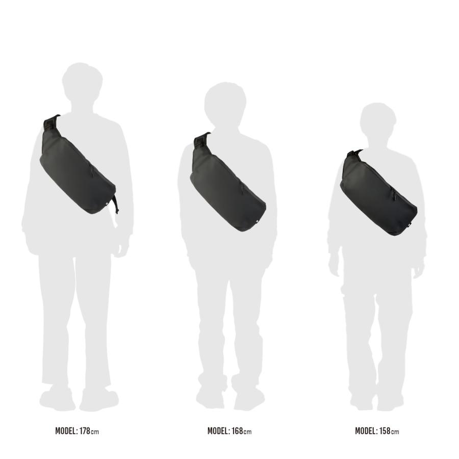 最大50% 2/15限定 マンセル ボディバッグ メンズ 防水 大容量 大きめ 薄型 薄い ウエストバッグ ブランド MANSEL 0004 | MAN-SEL | 08