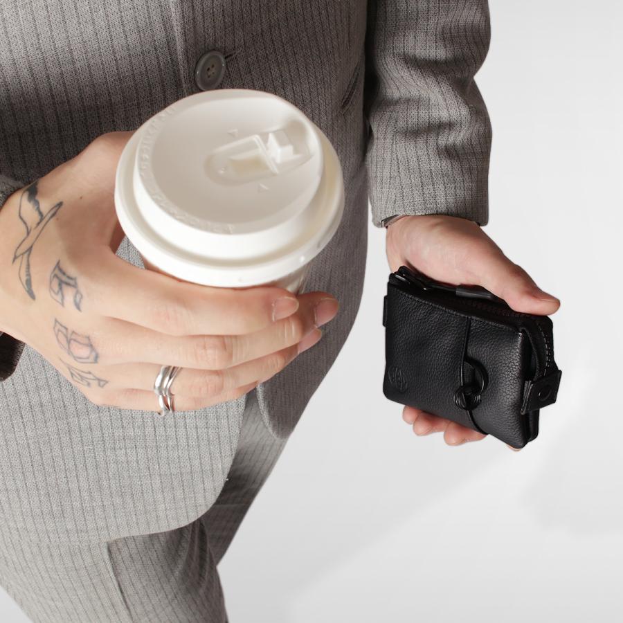 MAN-SEL マンセル 財布 ミニ財布 小さい財布 本革 メンズ