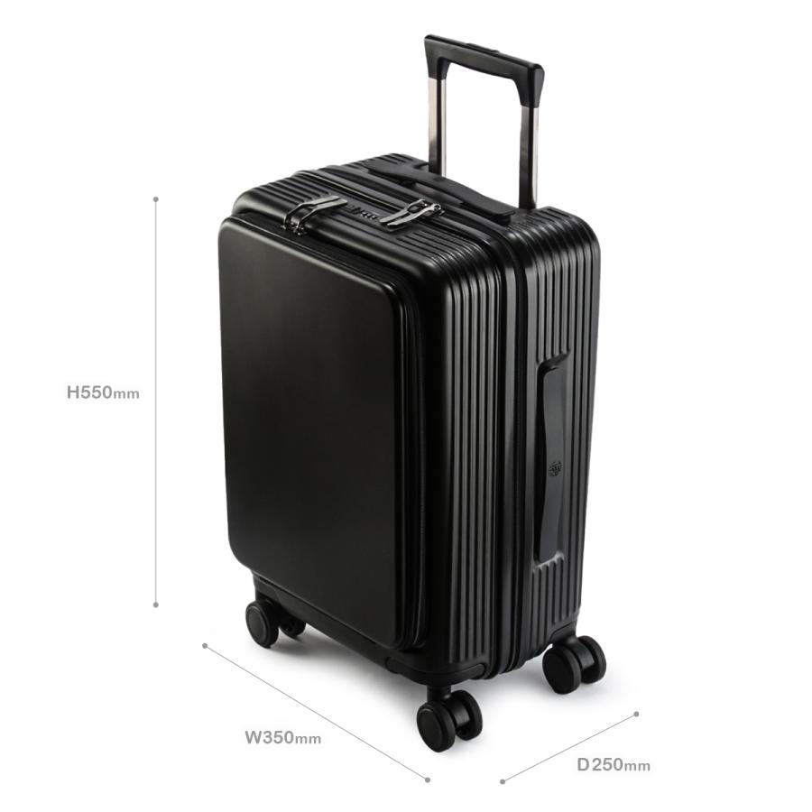 最大42% 3/8限定 マンセル スーツケース 機内持ち込み Sサイズ 2泊3日 3泊4日 フロントオープン ストッパー付き ブランド キャリーケース 軽量 mansel 0010 | MAN-SEL | 13