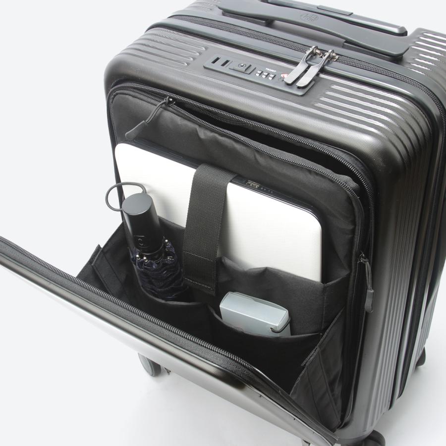 最大42% 3/8限定 マンセル スーツケース 機内持ち込み Sサイズ 2泊3日 3泊4日 フロントオープン ストッパー付き ブランド キャリーケース 軽量 mansel 0010 | MAN-SEL | 15