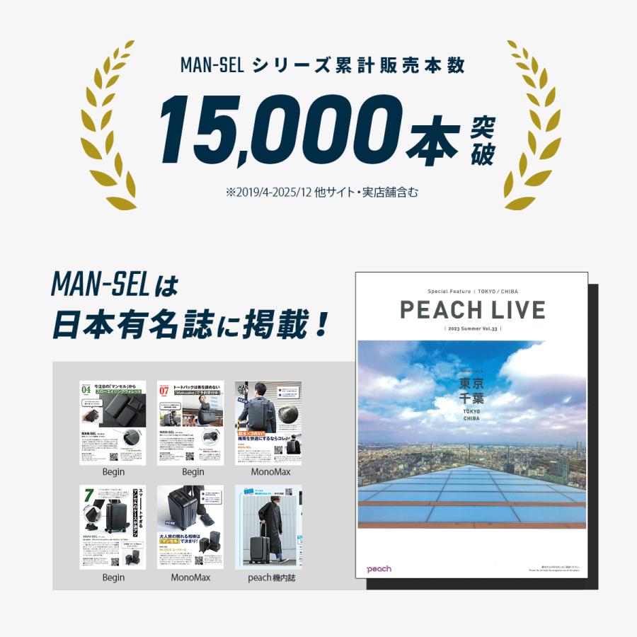 最大41% 4/25限定 マンセル スーツケース 機内持ち込み Sサイズ 2泊3日 フロントオープン ストッパー付き ブランド キャリーケース 軽量 mansel 0010 | MAN-SEL | 05