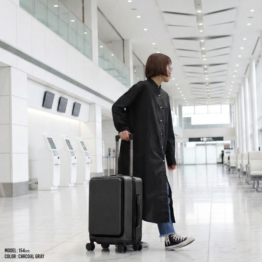 最大44% 3/22まで マンセル スーツケース 機内持ち込み Sサイズ 2泊3日 フロントオープン ストッパー付き ブランド キャリーケース 軽量 mansel 0010 cppr | MAN-SEL | 10