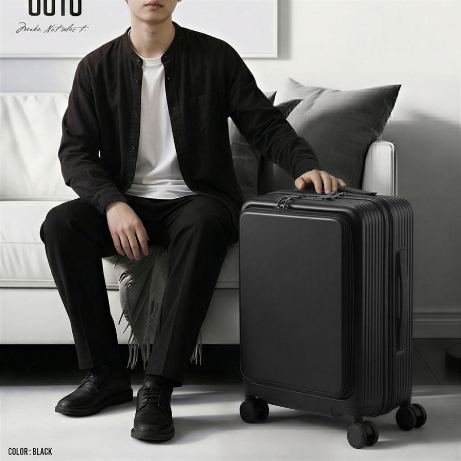 最大41% 4/25限定 マンセル スーツケース 機内持ち込み Sサイズ 2泊3日 フロントオープン ストッパー付き ブランド キャリーケース 軽量 mansel 0010 | MAN-SEL | 10