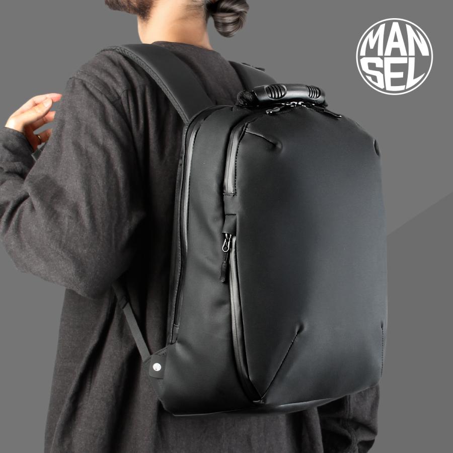 最大50% 2/15限定 マンセル ビジネスリュック リュック メンズ 防水 大容量 ブランド A4 50代 mansel 0013 | MAN-SEL