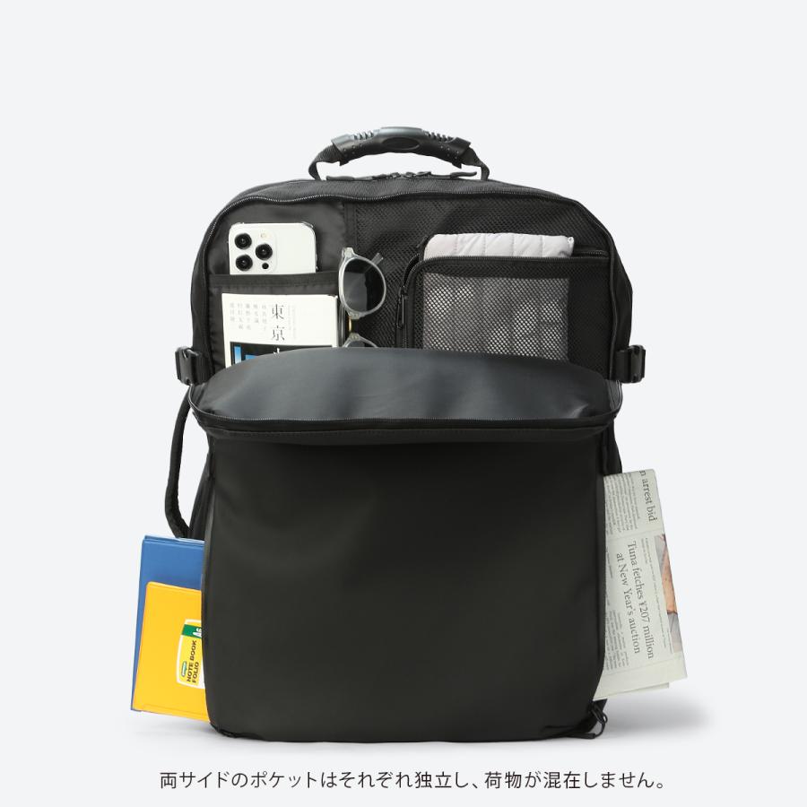 最大50% 1/5限定 マンセル リュック 37L 機内持ち込み 大容量 大型 旅行 出張 通勤 2泊3日 メンズ トラベルリュック バックパック ブランド mansel 0014 | MAN-SEL | 10