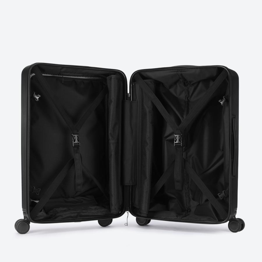 最大50% 1/8限定 マンセル スーツケース M 55L フロントオープン ストッパー付き 軽量 前開き ブランド キャリーケース Mサイズ mansel 0015 | MAN-SEL | 14