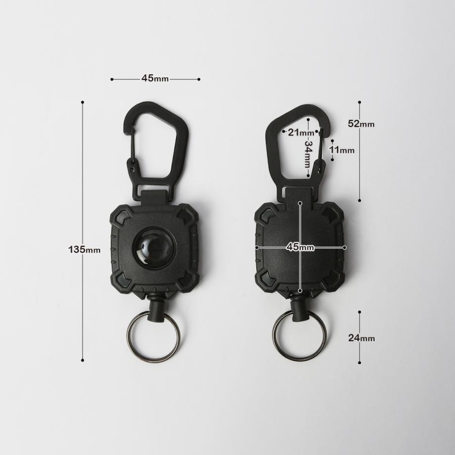 最大42% 3/11限定 メール便選択で送料無料 マンセル リールキーホルダー 金属ワイヤー カラビナ ブランド おしゃれ 鍵 軽量 伸びる リール メンズ mansel 0016 | MAN-SEL | 07