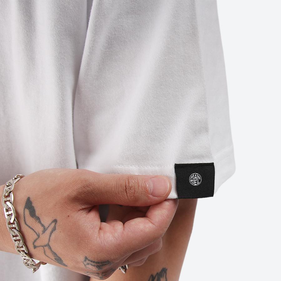 最大42% 3/8限定 マンセル Tシャツ 半袖 無地 綿100% 5.6oz 白T 白 白Tシャツ ホワイト ブランド 5.6オンス mansel 0019 | MAN-SEL | 15