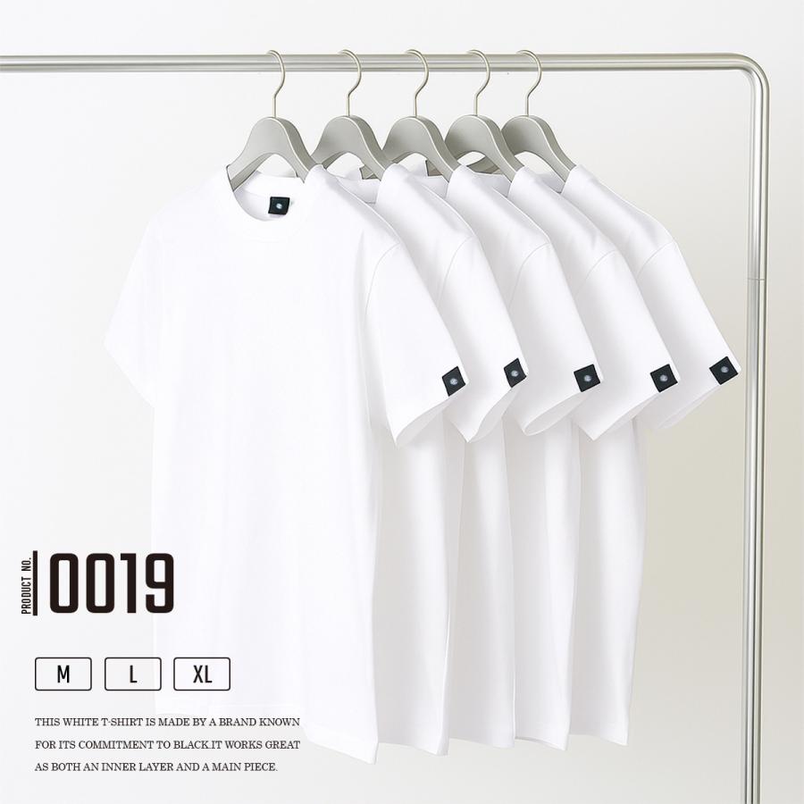 最大42% 9/15限定 マンセル Tシャツ 半袖 無地 綿100% 5.6oz 白T 白 白Tシャツ ホワイト ブランド 5.6オンス mansel 0019 | MAN-SEL | 03