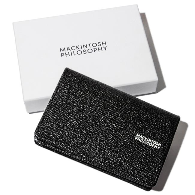MACKINTOSH PHILOSOPHY 名刺入れ ブラックー未使用品 MACKINTOSH PHILOSOPHY マッキントッシュフィロソフィー 名刺