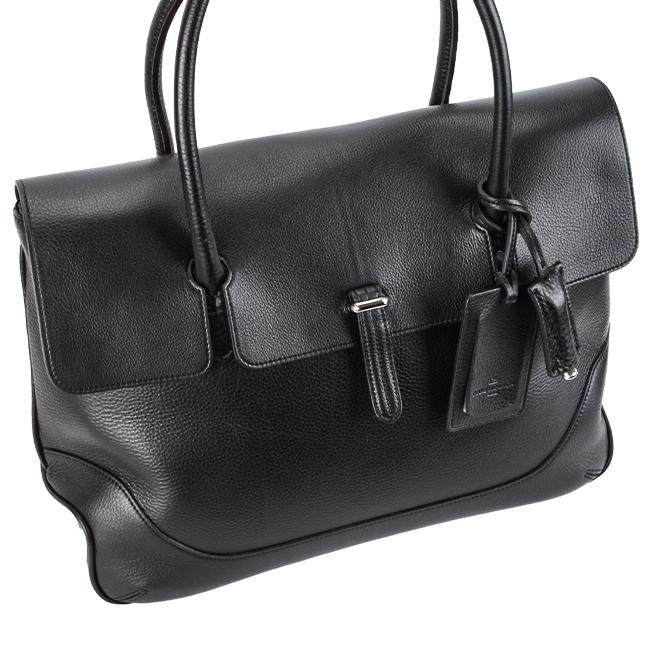 ペッレモルビダ トートバッグ ブラックPELLE MORBIDA MB055A ペッレモルビダMB055A-フラップトートバッグ BLACK(BLACK): PELLE