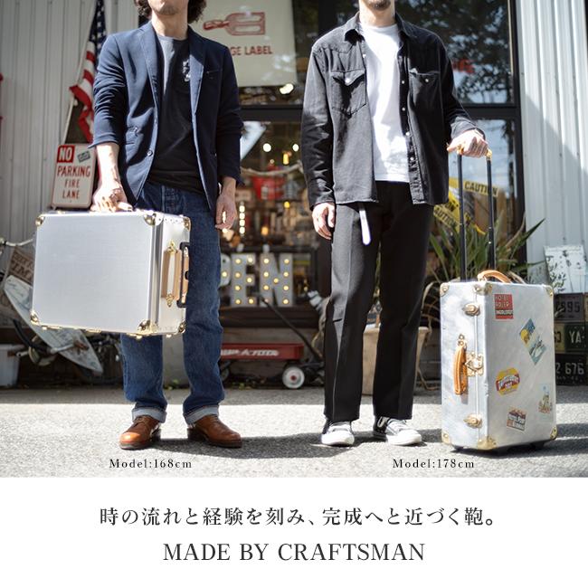 最大53% 3/1まで スーツケース 機内持ち込み Sサイズ SSサイズ 26L 軽量 日本製 アルミボディ メイドバイクラフトマン MADE BY CRAFTSMAN MBC-001 | MADE BY CRAFTSMAN | 02