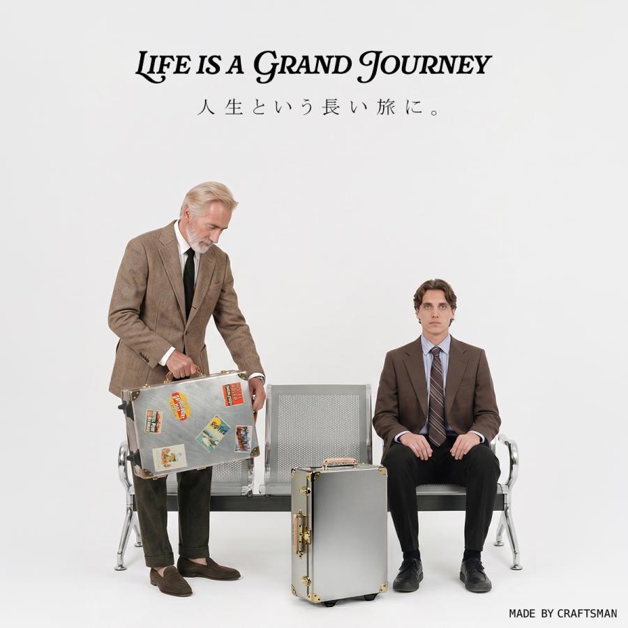 最大50% 8/5限定 メイドバイクラフトマン アルミ スーツケース 機内持ち込み 日本製 豊岡 26L Sサイズ SS トランクケース キャリーケース MBC-001 | ブランド登録なし | 04