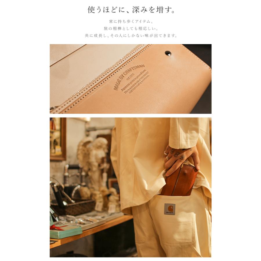 最大50% 9/8限定 メイドバイクラフトマン×クランプ 長財布 メンズ ロングウォレット ブッテーロ レザー 本革 日本製 MADE BY CRAFTSMAN MBC-B201 | MADE BY CRAFTSMAN | 10