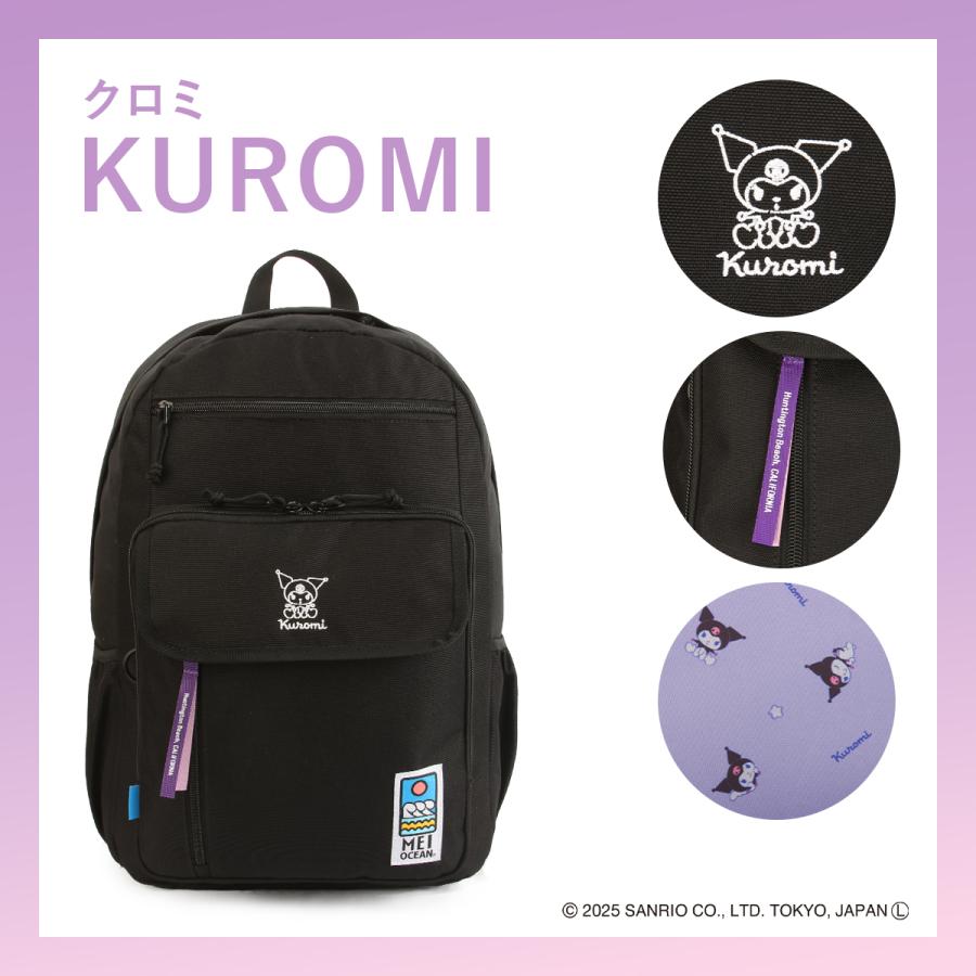 未使用-MEI OCEAN ミッフィー コラボ リュック ブラック MEI OCEAN デイバック リュック メイオーシャン ミッフィー