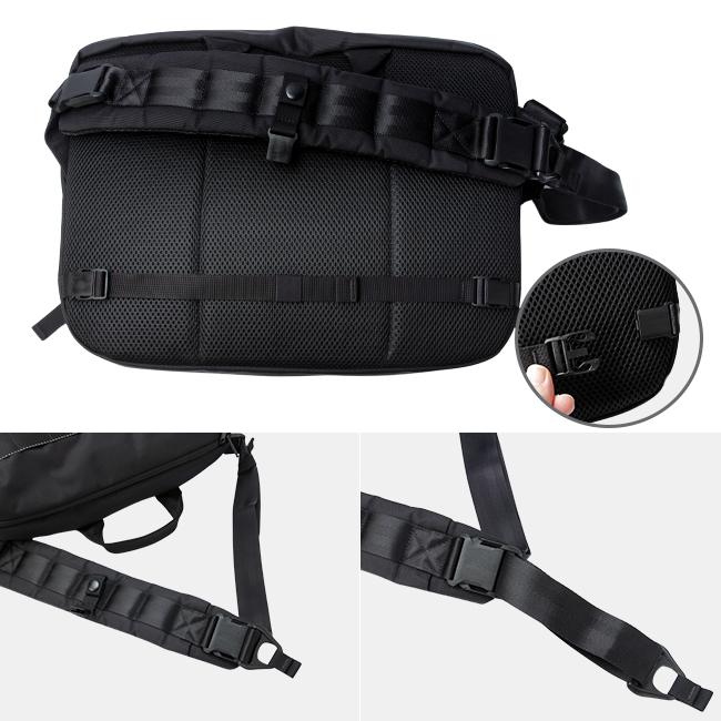 【美品】BRIEFING　メッセンジャーバッグ　ショルダーバッグ　黒　ブラック BRIEFING 最大51% 10/31まで ブリーフィング バッグ