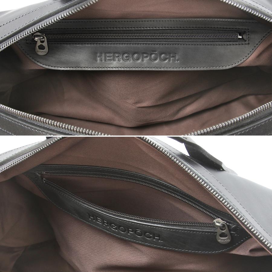 最大42% 1/18限定 エルゴポック ボストンバッグ メンズ ブランド レザー 本革 日本製 旅行 出張 ゴルフ ジム 2WAYダッフルバッグ 黒 A4 HERGOPOCH MG2-BT | HERGOPOCH | 15