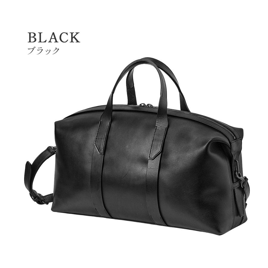 最大41% 3/25限定 エルゴポック ボストンバッグ メンズ ブランド レザー 本革 日本製 旅行 出張 ゴルフ ジム 2WAYダッフルバッグ 黒 A4 HERGOPOCH MG2-BT | HERGOPOCH | 03